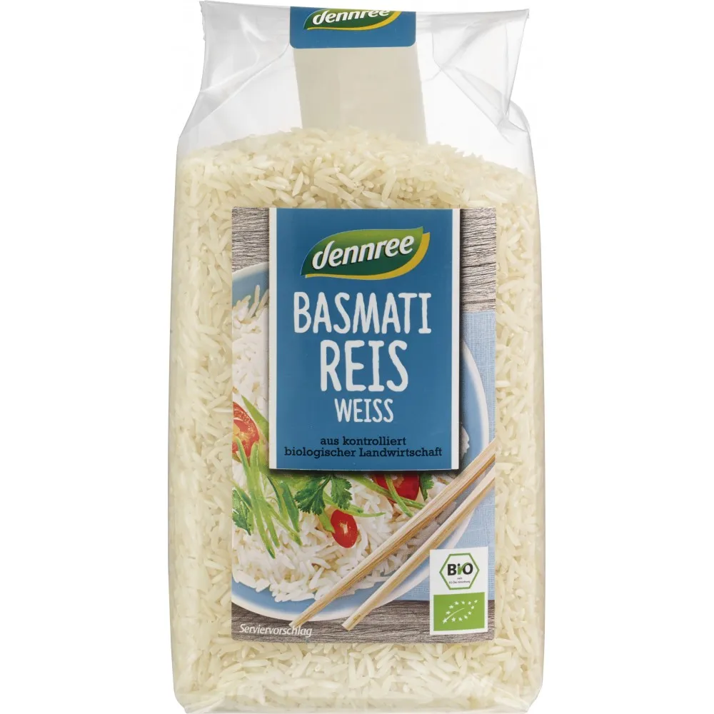 Orez basmati alb India ECO, 500g, Dennree