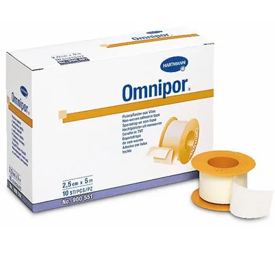 OMNIPOR PLASTURE HARTIE 2.5 CM X 5 M