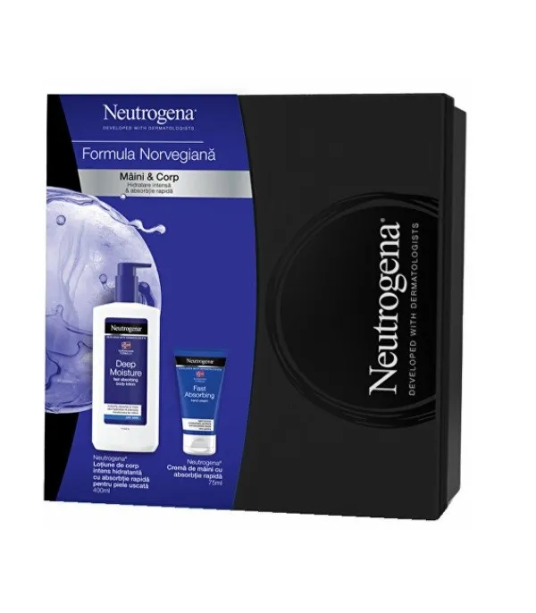 NEUTROGENA SET CADOU LOTIUNE DE CORP 400ML + CREMA DE MAINI 75ML