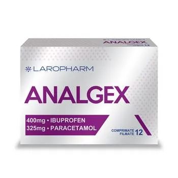 Analgex 400mg/325mg, 12 comprimate filmate, Laropharm