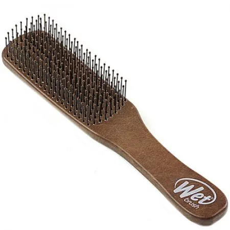 Perie de par pentru barbati Men Brown Leather, Wet Brush