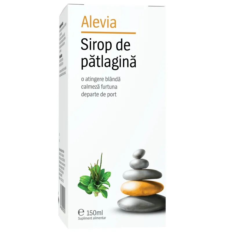 Sirop patlagină, 150 ml, Alevia