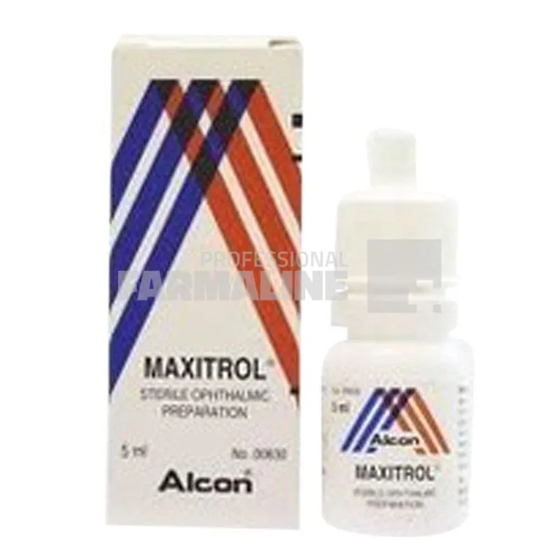 MAXITROL x 1 PICATURI OFT.-SUSP. 3500UI+1mg+6000UI/1ml ALCON COUVREUR NV