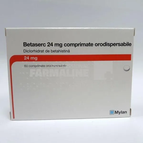 BETASERC 24 mg X 60
