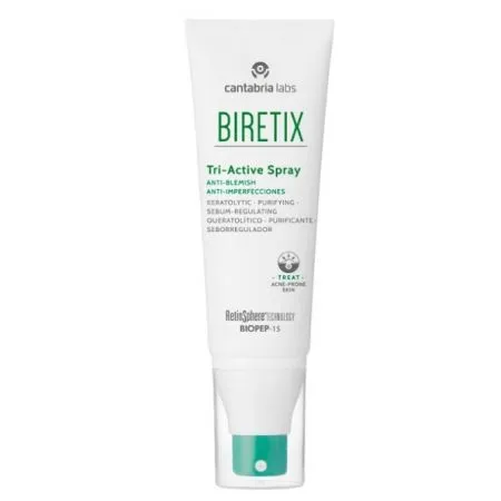 Spray anti-imperfectiuni Tri-Active Biretix, 100 ml, Cantabria Labs