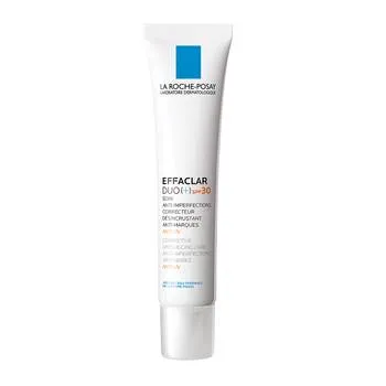 Crema de fata anti-imperfectiuni ten gras cu tendinta acneica SPF 30 Effaclar Duo+, 40ml, La Roche-Posay