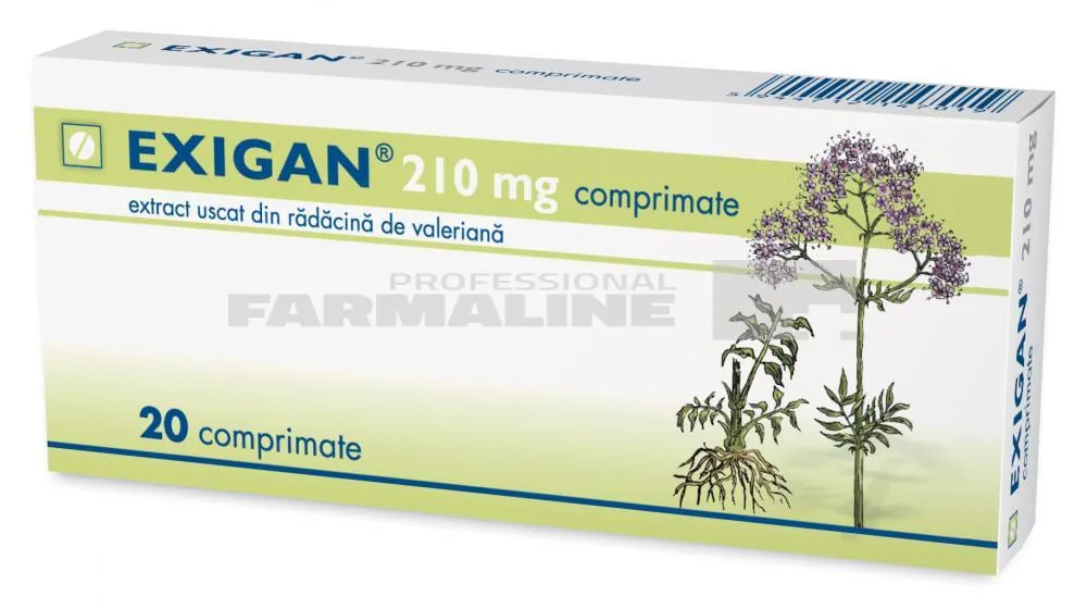 Exigan 210 mg 20 comprimate