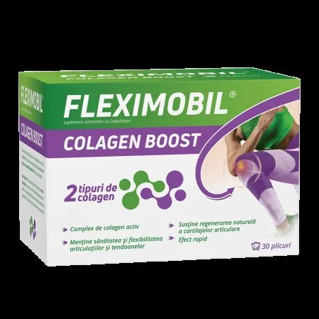 Fleximobil Colagen Boost, 30 plicuri, Fiterman