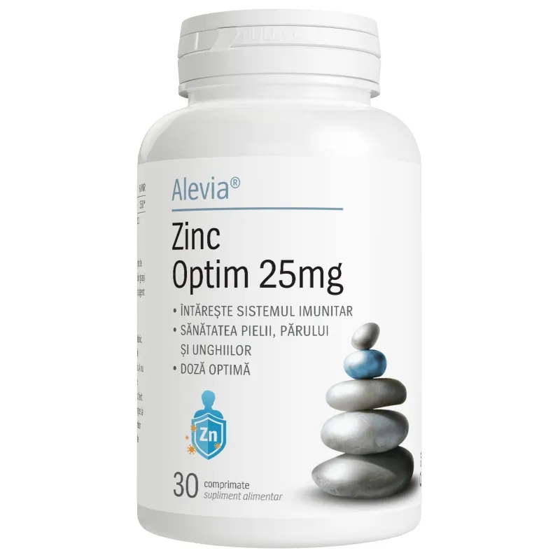 Alevia Zinc Optim 25mg x 30 comprimate