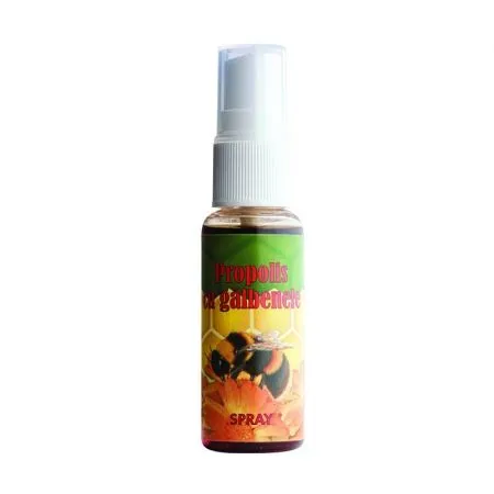 Spray cu propolis si galbenele, 25 ml, Transvital