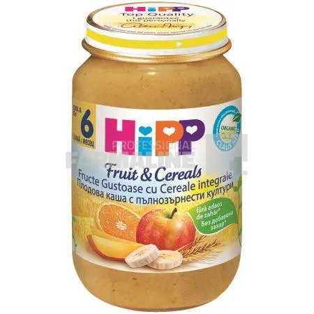 HIPP Fructe & Cereale Fructe gustoase cu cereale integrale 6+ luni 190 g