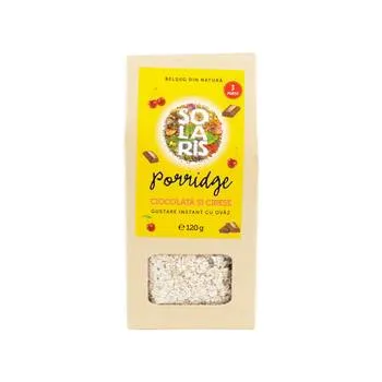 Porridge ciocolata si cirese, 120g, Solaris