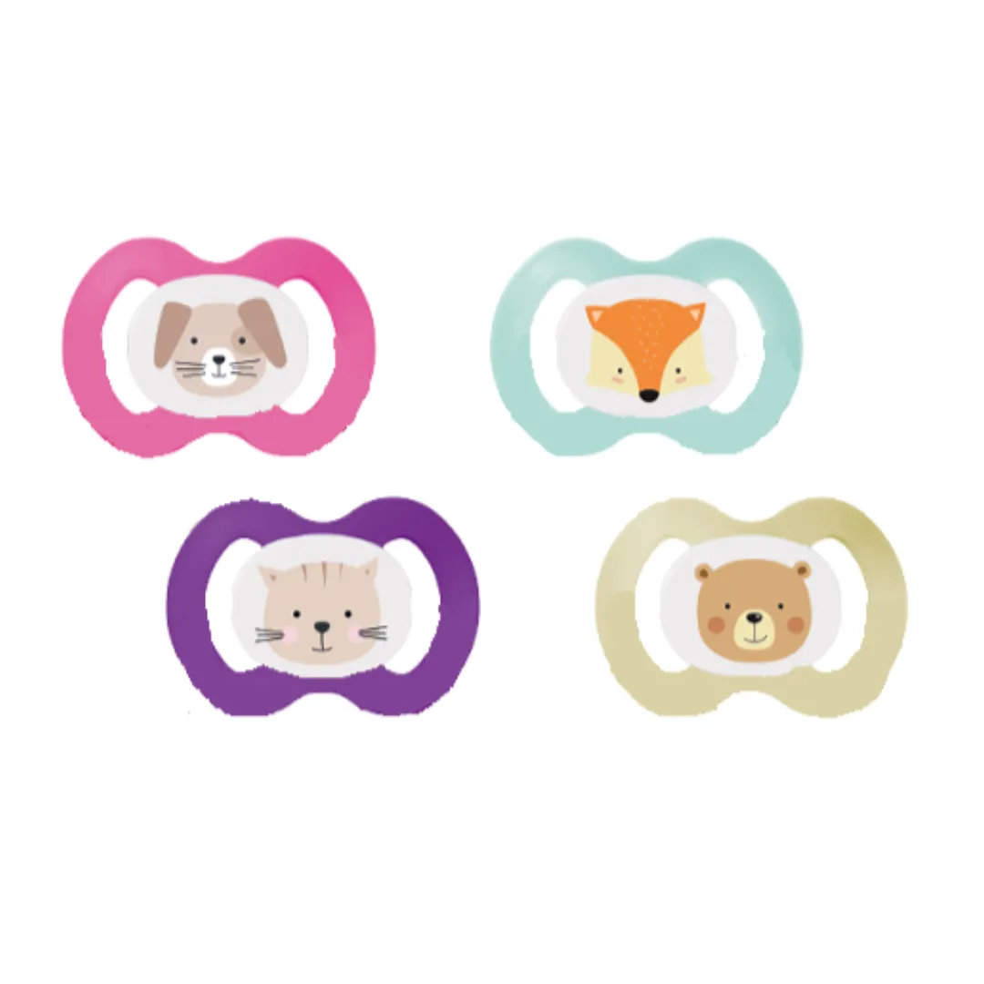 Baby Nova suzete simetrice decorate 6-18 luni (cod 27251)