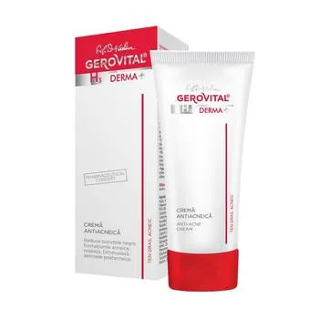 Crema antiacneica H3 Derma+, 50ml, Gerovital