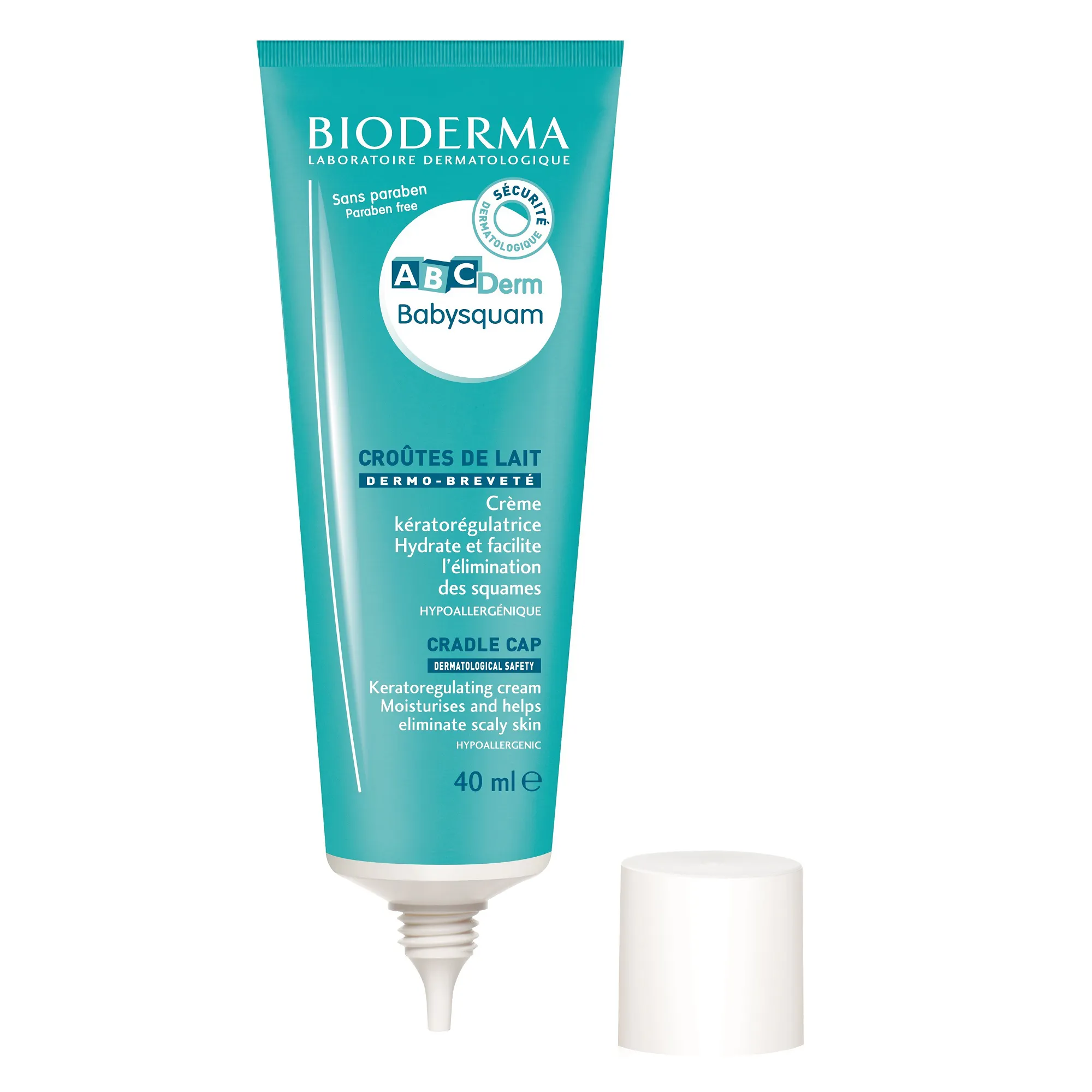 BIODERMA Crema tratament pentru scuame ABCDerm Babysquam, 40 ml