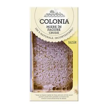 Fagure cu miere de salcam cruda, 150g, Colonia