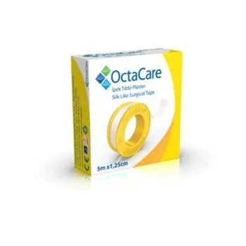 Banda adeziva cu suport de matase, 1.25cmx5m, Octacare