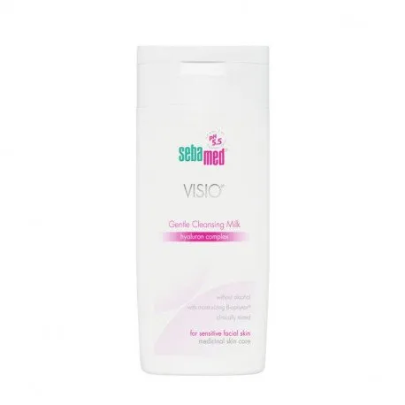 Sebamed VISIO Lapte dermatologic pentru curatarea tenului, cu complex hialuronic, 200ml