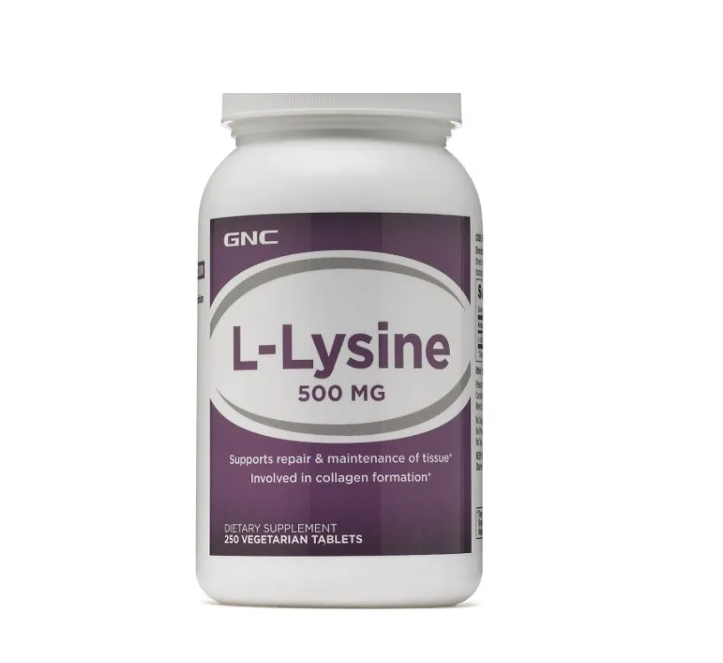 GNC L-LYSINE 500 MG X 100 TABLETE VEGETALE