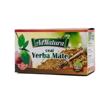 Ceai Yerba Mate, 20 plicuri, AdNatura