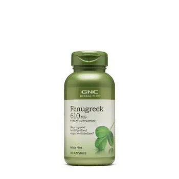 GNC HERBAL+ FENUGREEK 610 MG 100 CAPSULE