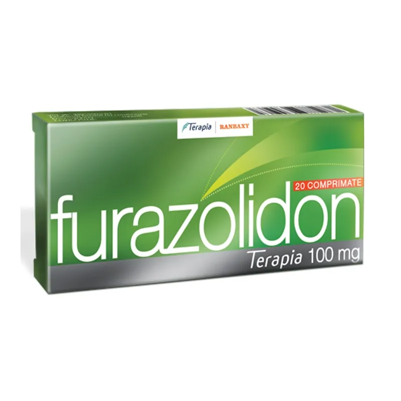 Furazolidon 100mg, 20 comprimate, Terapia