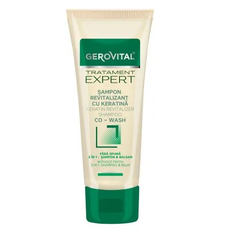 Sampon revitalizant cu keratina Tratament Expert, 150 ml, Gerovital