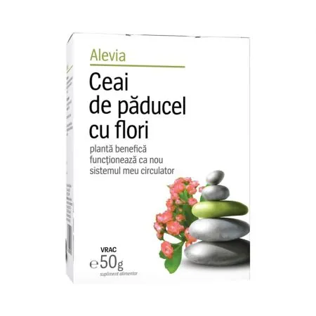 Ceai de paducel cu flori, 50 g, Alevia