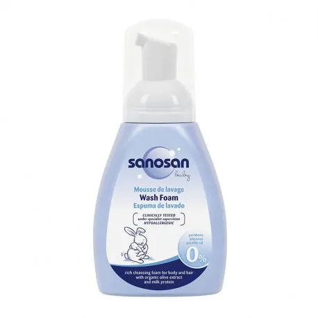 Sanosan Baby spuma curatare x 250 ml