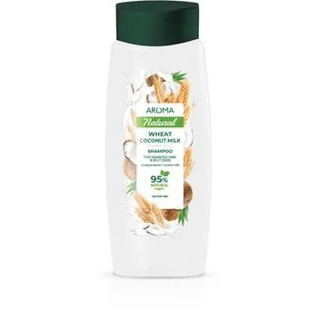 Sampon cu grau si lapte de cocos Natural, 400ml, Aroma