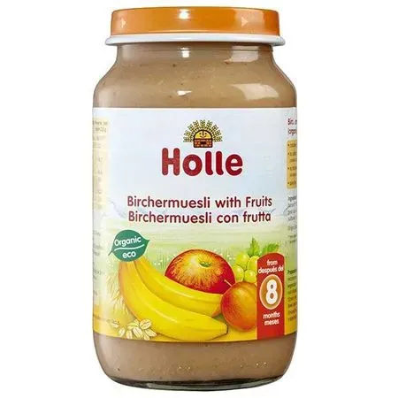 Holle Piure Musli + Fructe x 220gr