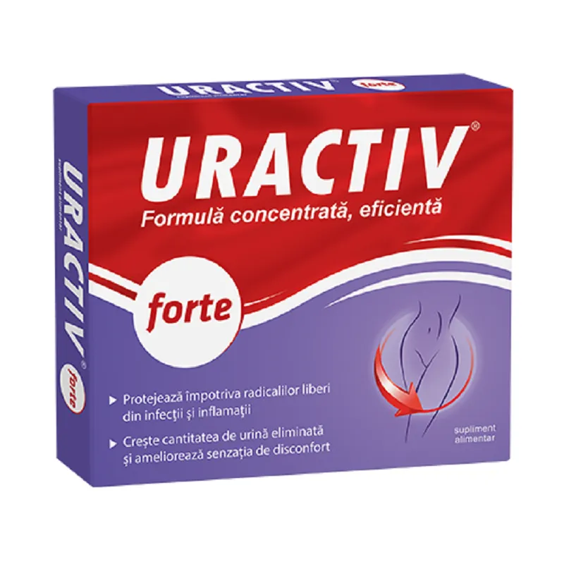 Uractiv forte,10 capsule