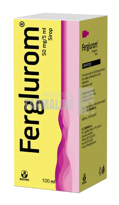 FERGLUROM 50mg/5ml x 1 SIROP 50mg/5ml BIOFARM S.A.
