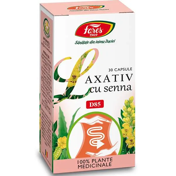 FARES LAXATIV CU SENNA 30 CAPSULE
