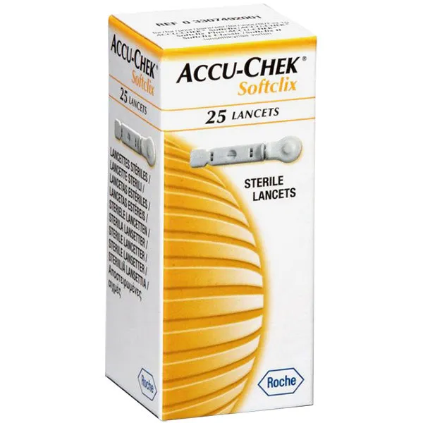 ACCUCHEK SOFTCLIX ACE 25BUC