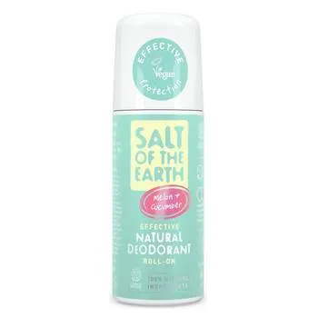 Deodorant cu pepene si castravete Salt Of The Earth Pure Aura, 75ml, Crystal Spring