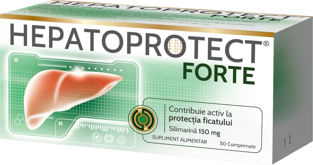 Hepatoprotect Forte, 50 comprimate, Biofarm