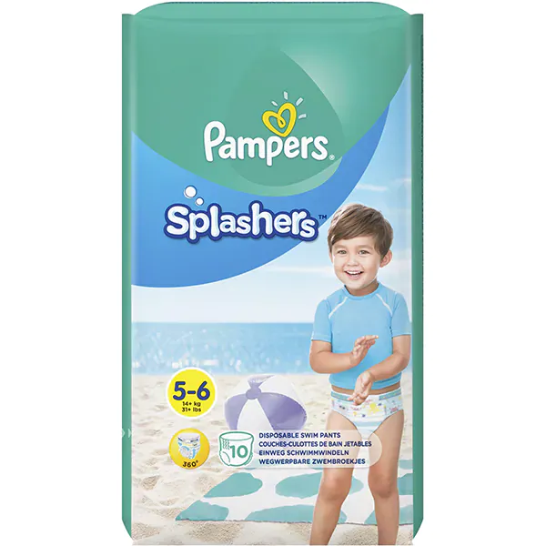 Pampers splashers (chilotei pentru apa) nr. 5 (peste 14 kg) x 10 bucati