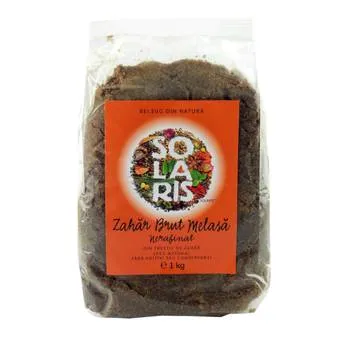 Zahar brun nerafinat din melasa, 1kg, Solaris