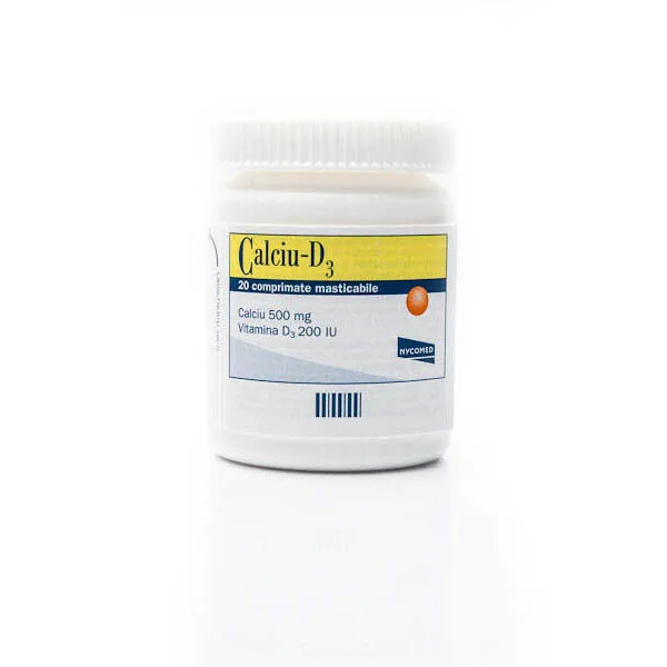 CALCIU D3 TAKEDA 500 mg/200 UI x 20