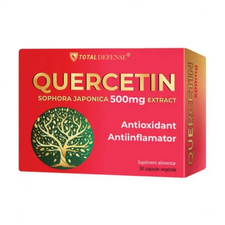 Quercetin 500 mg, 30 capsule, CosmoPharm