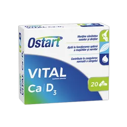 Ostart Vital Ca + D3 x 20 comprimate (Fiterman)