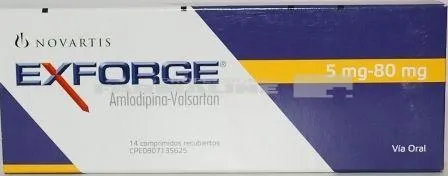 EXFORGE 5mg/80mg x 56 COMPR. FILM. 5mg/80mg NOVARTIS EUROPHARM L