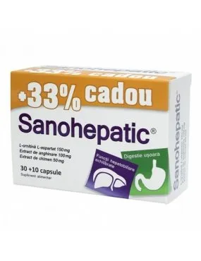 Zdrovit Sanohepatic x 30 capsule + 10 capsule - 33%