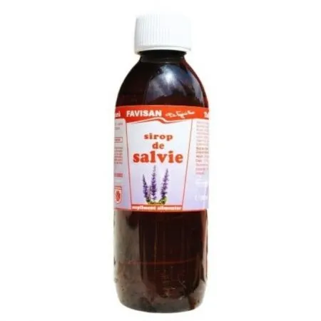 Sirop de salvie, 250 ml, Favisan