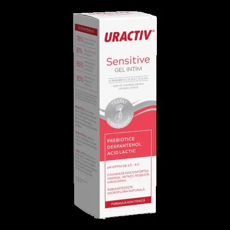 Gel Uractiv Sensitive Intim, 200 ml, Terapia