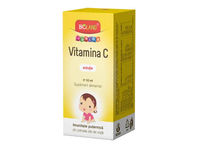 BIOLAND JUNIOR VITAMINA C SOLUTIE 10ML