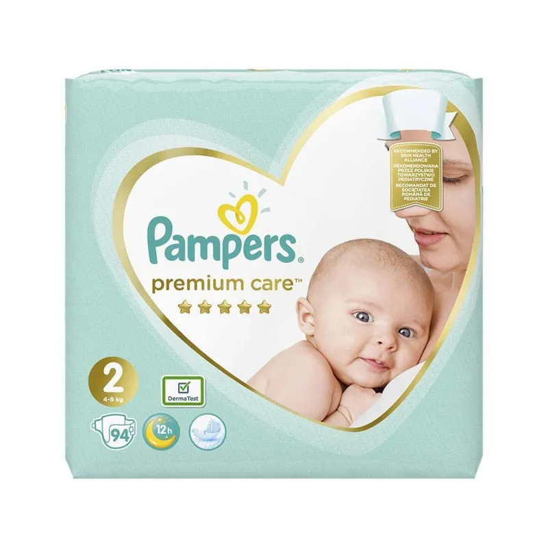 Pampers Premium Care nr. 2 (4-8 kg) x 94 bucati