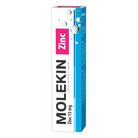 Molekin ZINC 15mg x 20 comprimate efervescente