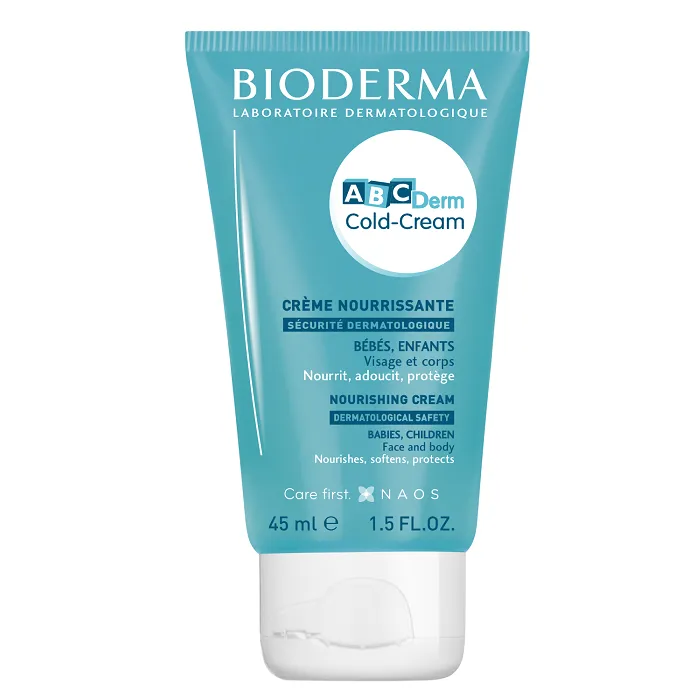 BIODERMA Crema pentru fata si corp cu efect nutritiv si protector pt sugari si copii ABCDerm Cold Cream, 45 ml